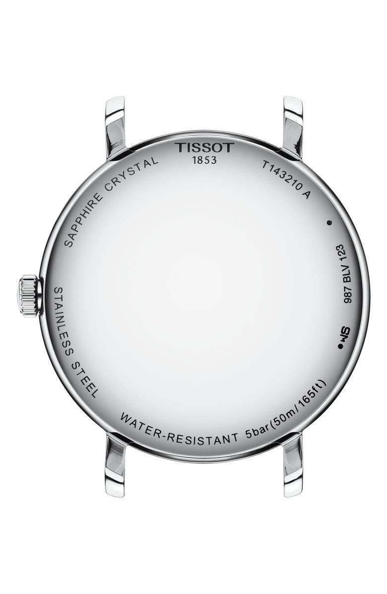 Tissot T-Classic Carson Diamond Bracelet Watch, 30mm, Alternate, color, Silver