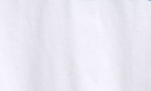 Adidas Originals Adidas Kids' Heat Map Lineage Cotton Graphic T-shirt In White W/blue