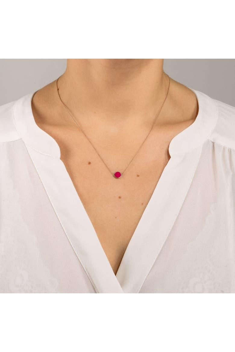 Mini Ever Necklace, Alternate, color, Red Coral