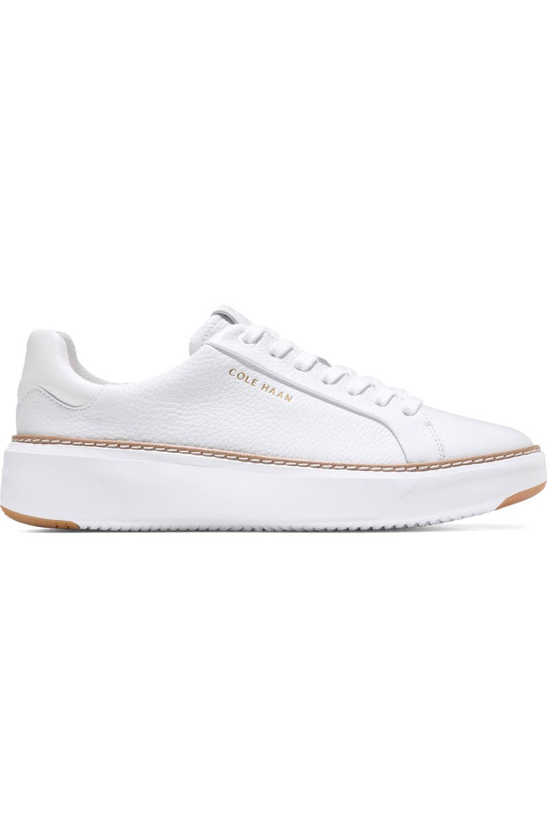 Cole Haan GrandPro Topspin Sneaker, Alternate, color, White Wp Leather