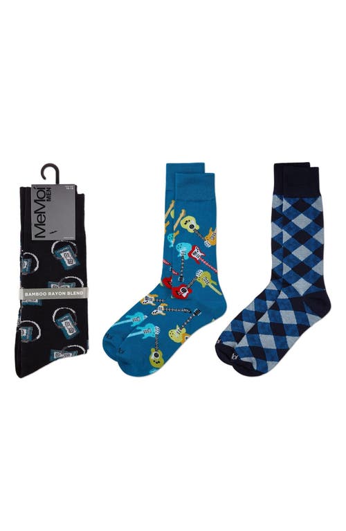 Memoi Hobby Assorted 3-pack Crew Socks