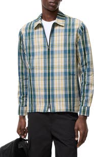 Burberry Check Cotton Linen Overshirt