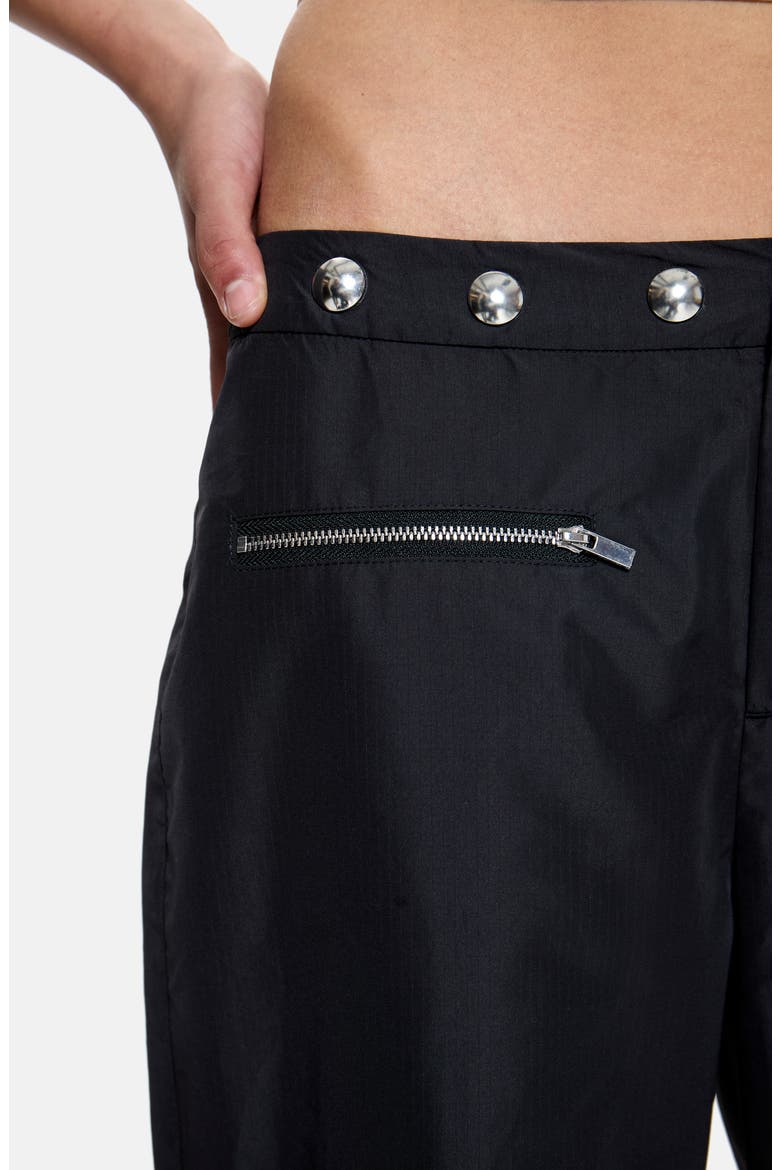 Minimal Cargo Trousers, Alternate, color, BLACK