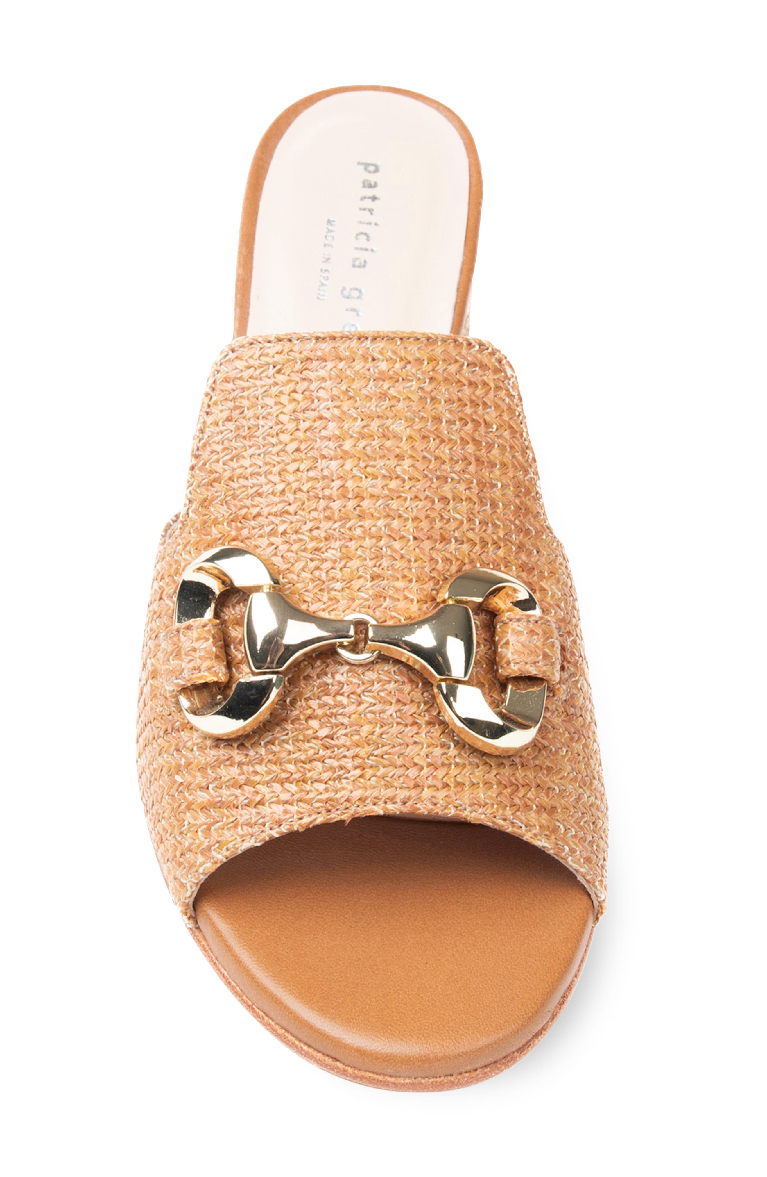 patricia green Harlow Horsebit Block Heel Slide Sandal, Alternate, color, 