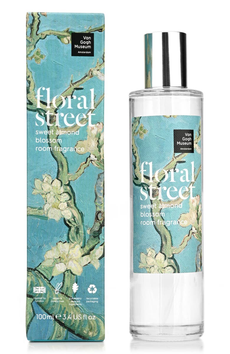 Floral Street x Vincent Van Gogh Museum Sweet Almond Blossom Room Spray, Main, color, 