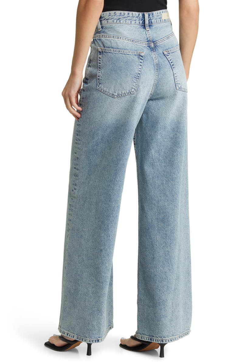 AG Deven High Waist Wide Leg Jeans, Alternate, color, 