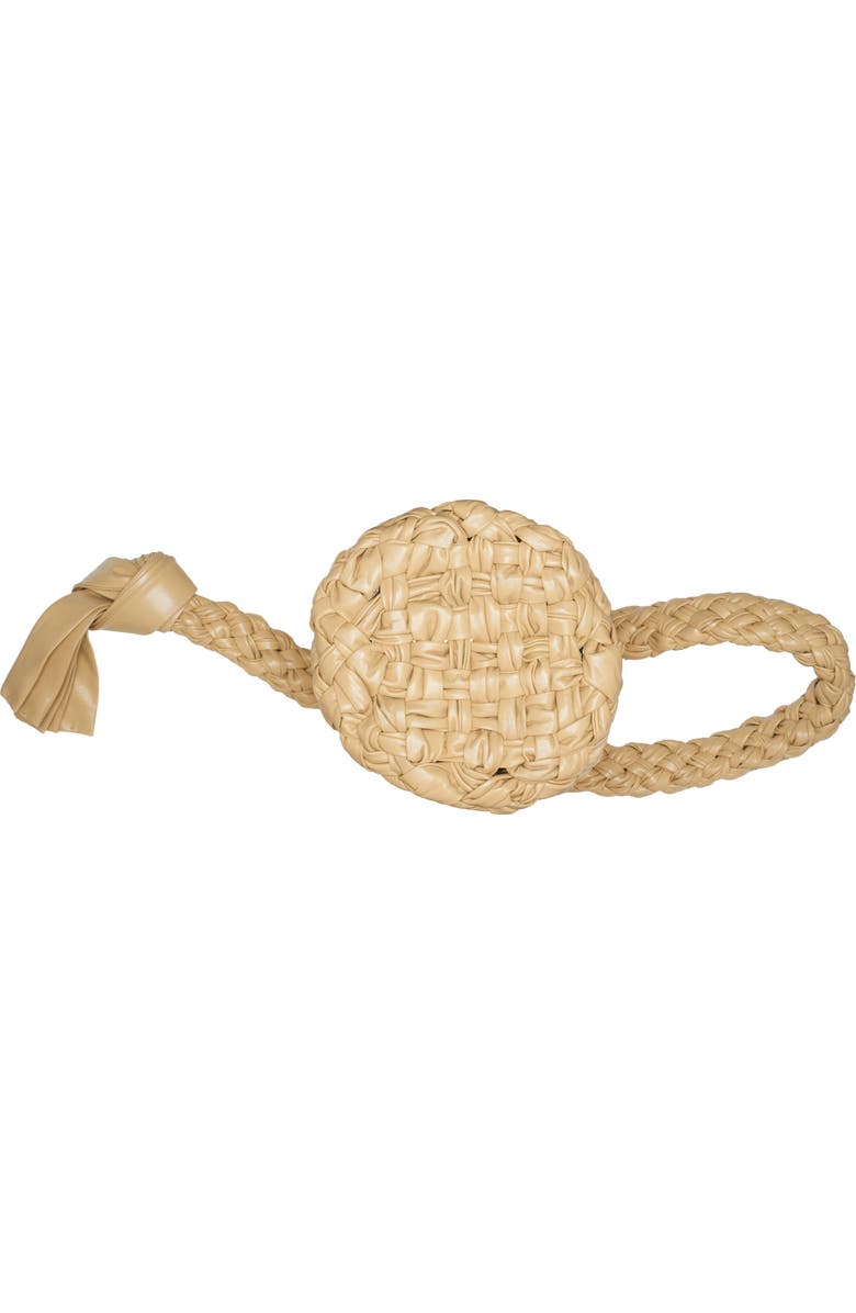 Bottega Veneta Kalimero Plissé Intrecciato Leather Bucket Bag, Alternate, color, Cob-M Brass