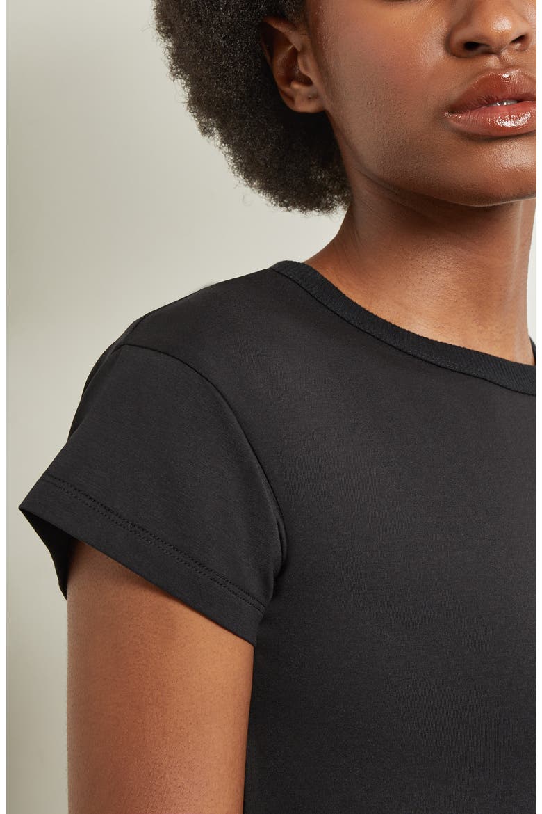Classic Crewneck T-Shirt, Alternate, color, BLACK