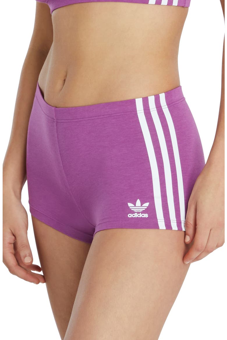 Cotton Blend Boxer Briefs, Main, color, PURPLE