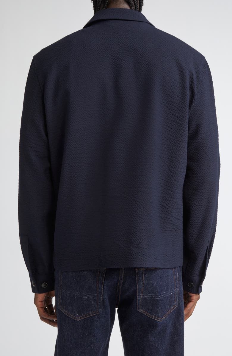 Sunspel Lightweight Stretch Wool Jacket, Alternate, color, Navy