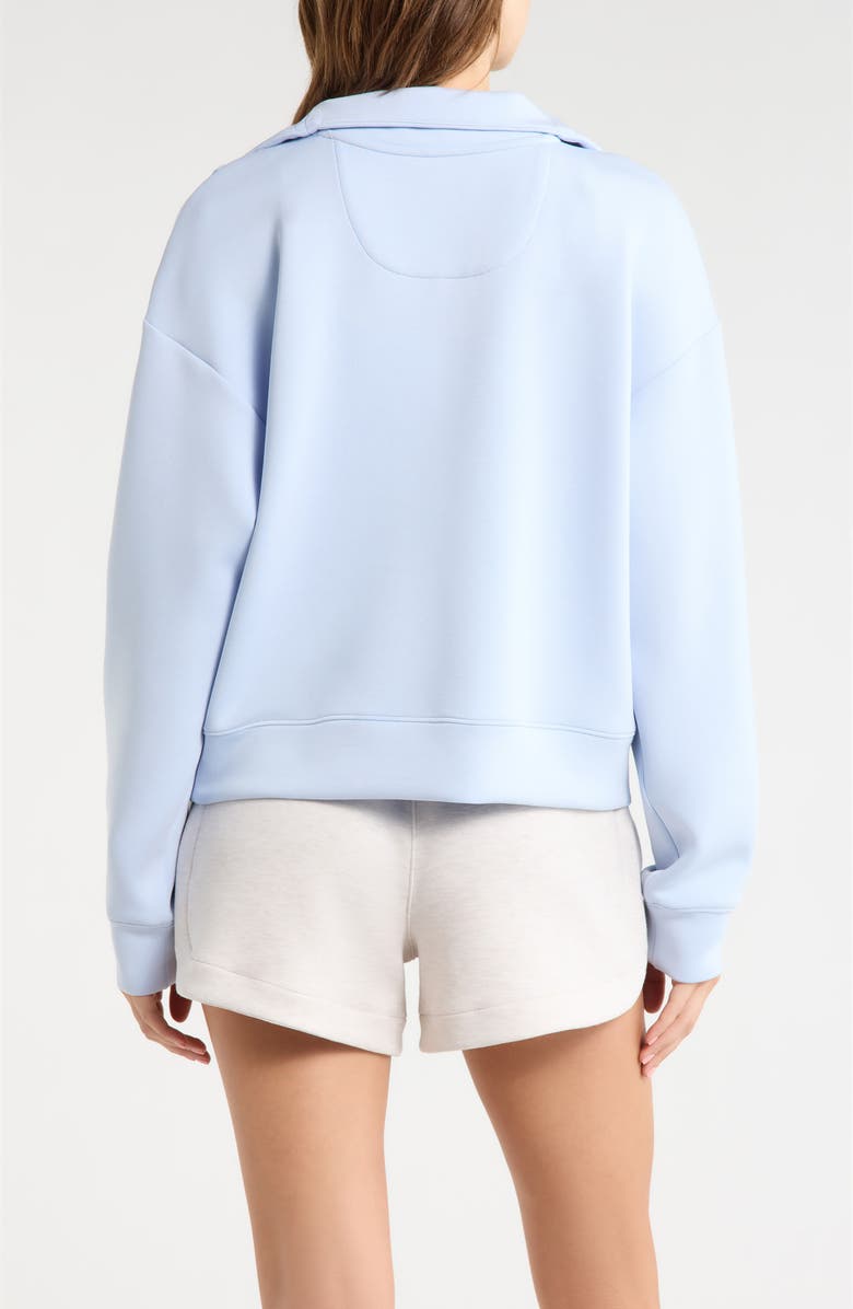 MPG Dream Weave Quarter Zip Sweatshirt, Alternate, color, Blue Mist