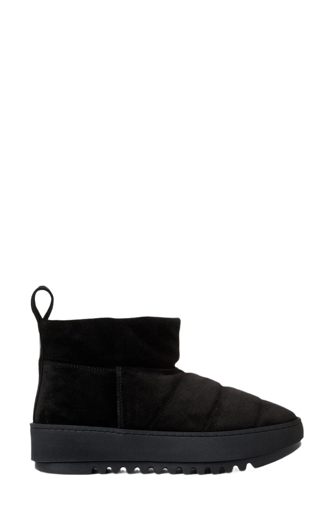 Aquatalia Alcee Mini Platform Waterproof Bootie, Alternate, color, Black Suede