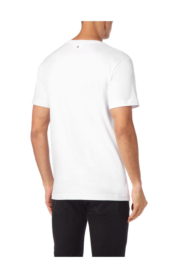 T-Shirt Round Neck Men, Alternate, color, white