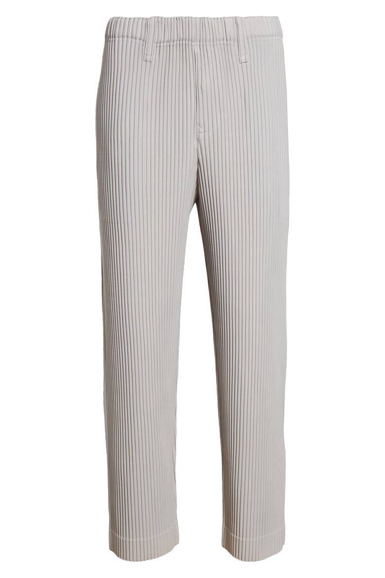 Pleated Pull-On Pants, Alternate, color, LIGHT GRAY