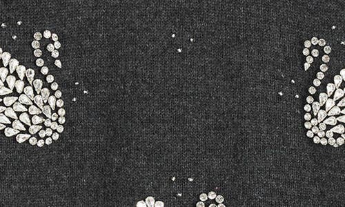 Boden Elizabeth Swan Embellished Sweater In Blue