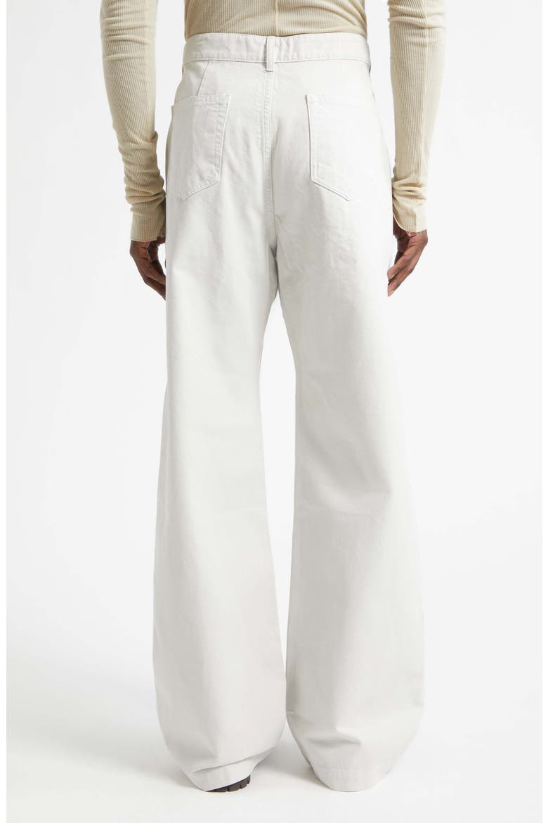 Geth Five-Pocket Wide Leg Jeans, Alternate, color, MILK WASH
