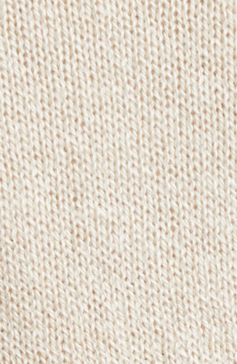 Burberry Ravella EKD Wool & Cotton Blend Cardigan, Alternate, color, Easel Beige