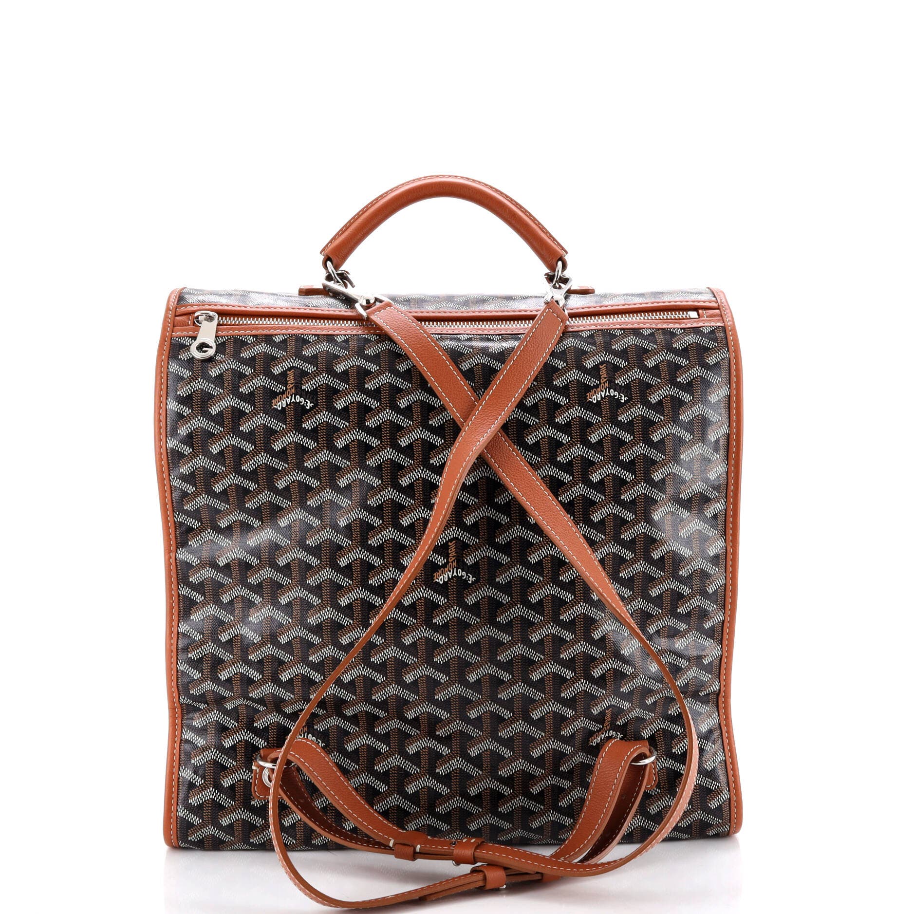 81036096 Saint Leger Briefcase Backpack Coated Canvas, Alternate, color, 
