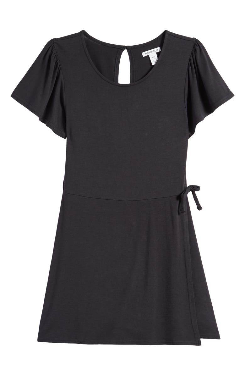 Nordstrom Kids' Flutter Sleeve Skort Romper, Main, color,