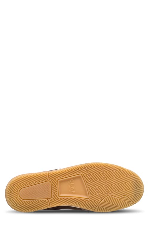 Clae Haywood Low Top Leather Sneaker In Brown