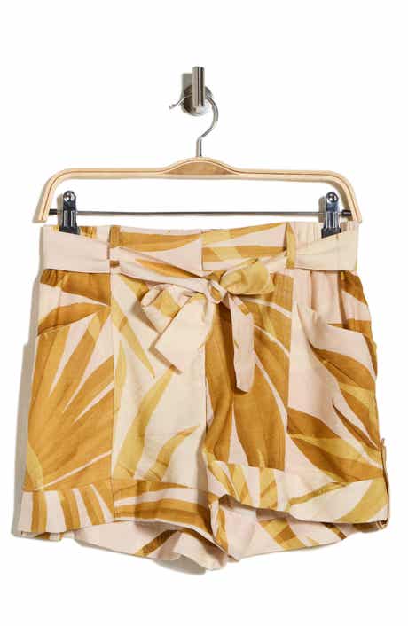 Joie Belted Roll Tab Hem Shorts