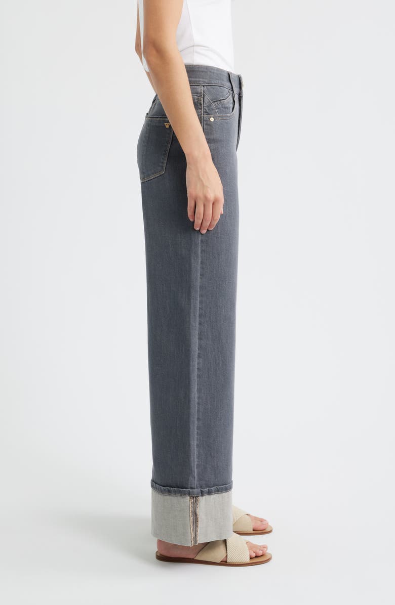 Wit & Wisdom 'Ab'Solution Skyrise Wide Leg Jeans, Alternate, color, Grey