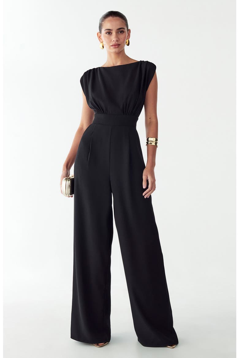 Stella Jumpsuit, Alternate, color, BLACK