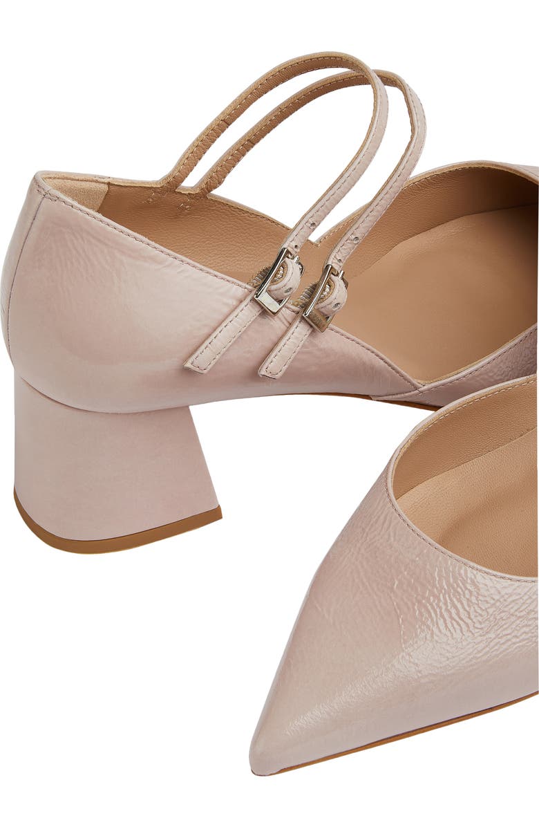 LK Bennett Savannah Mary Jane Pointed Toe Pump, Alternate, color, Pink