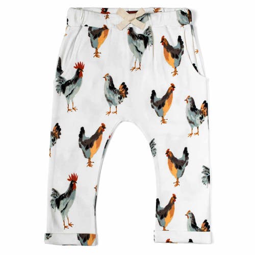 Milkbarn Organic Cotton Jogger In White