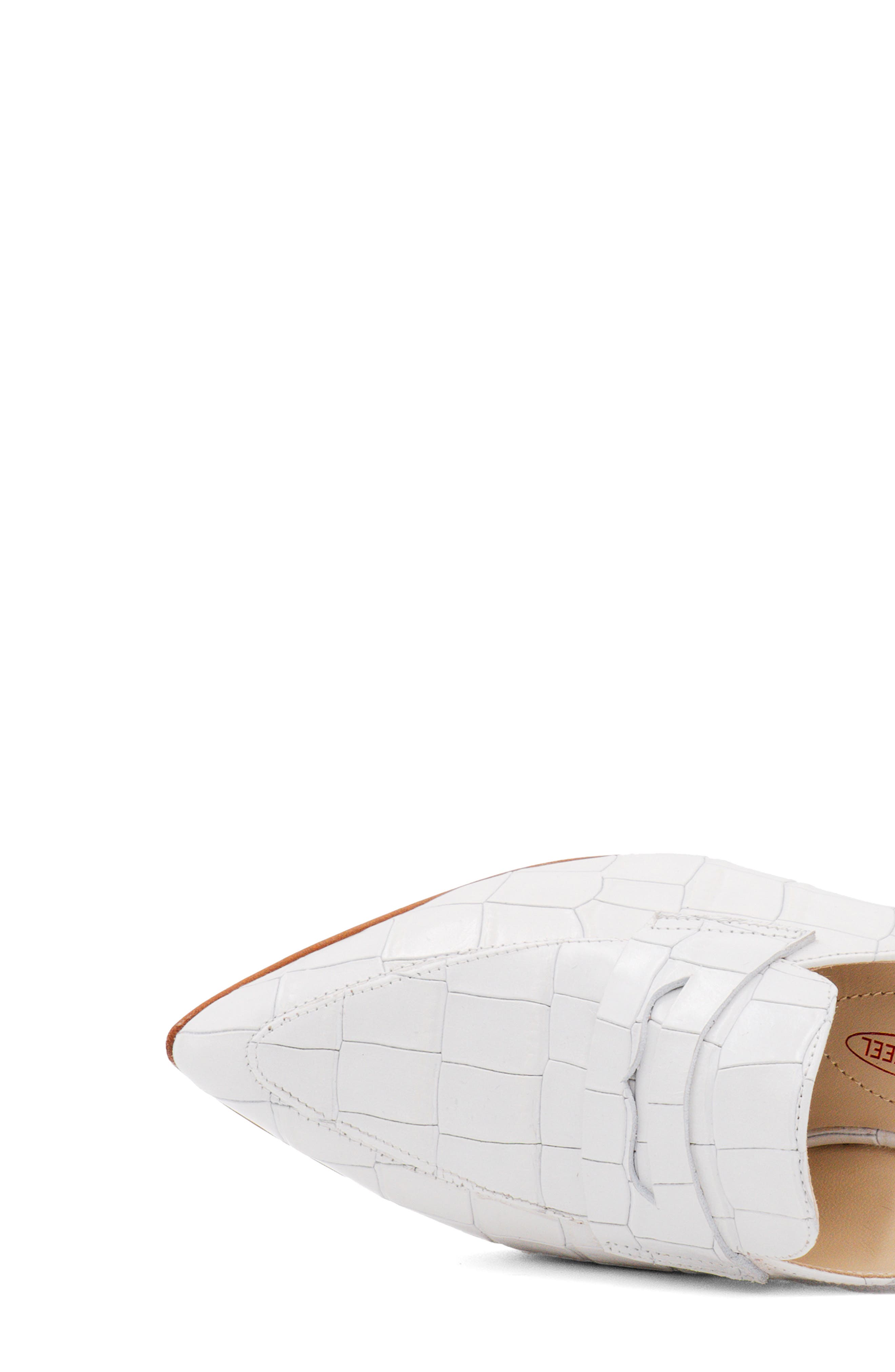 Amalfi by Rangoni Adepto Croc Embossed Mule, Alternate, color, Gesso Cocco Bengali