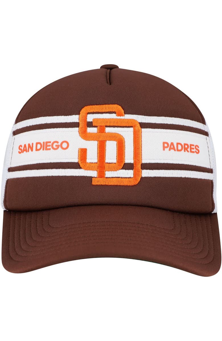 Mitchell & Ness Men's Brown San Diego Padres Sideline Trucker Adjustable Hat, Alternate, color, Brown