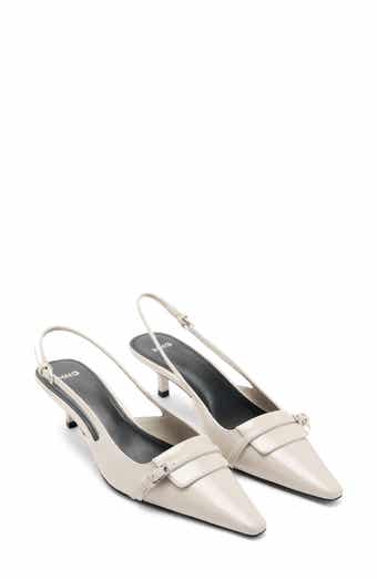 Slingback Kitten Heel Pump