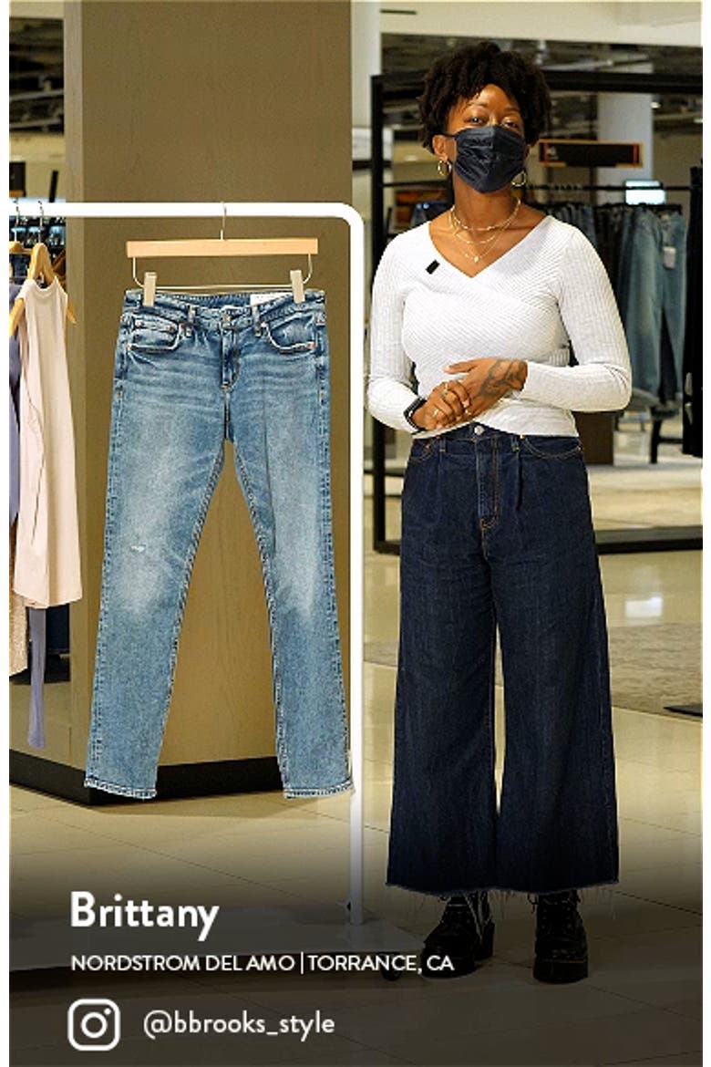 Dre Low Rise Slim Boyfriend Jeans video