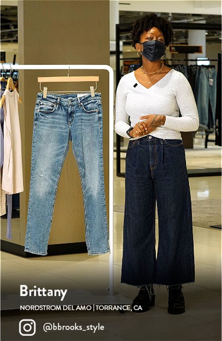 Dre Low Rise Slim Boyfriend Jeans, sales video thumbnail