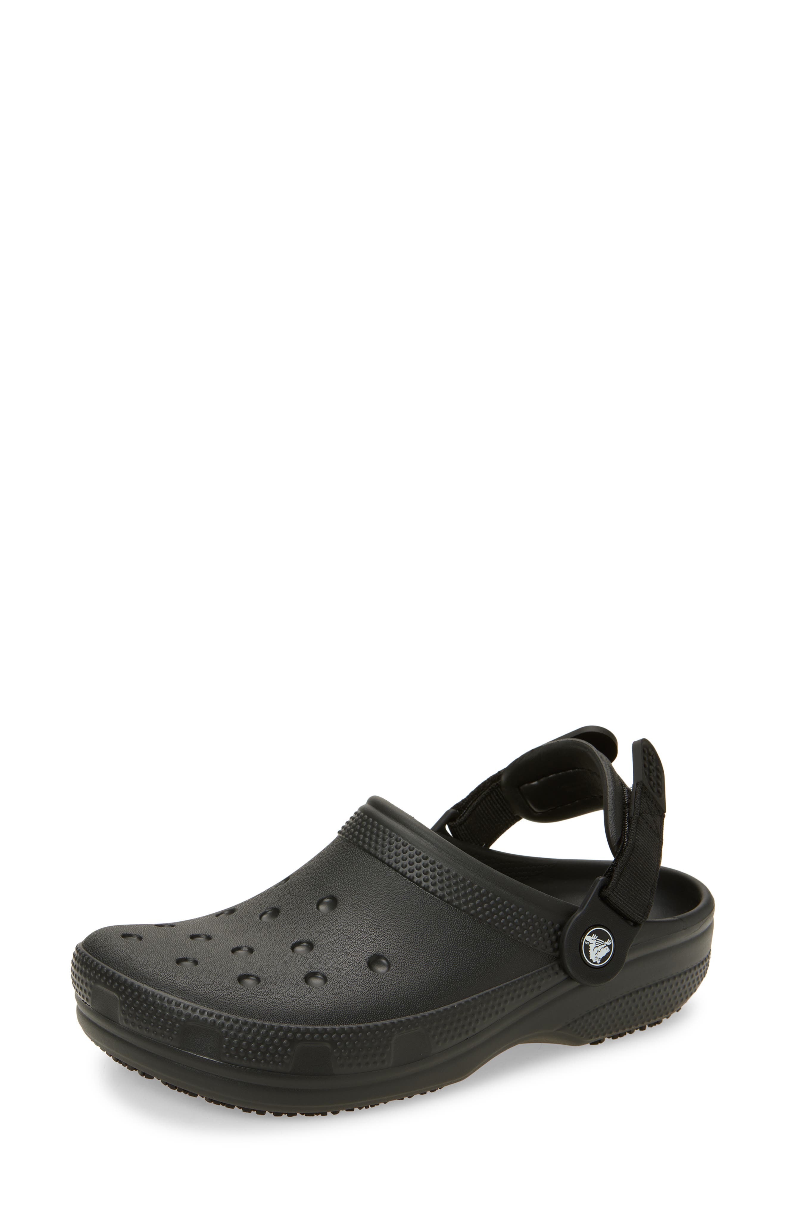 CROCS Classic Work Clog, Main, color, Black