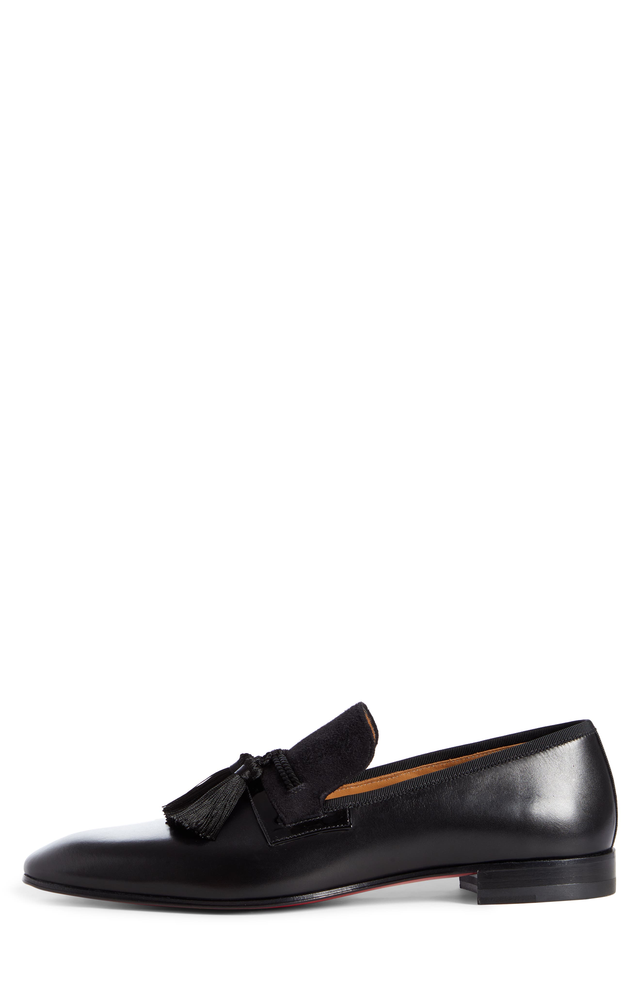 Christian Louboutin Doc Sofa Tassel Loafer, Alternate, color, 