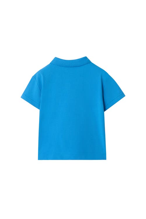 Burberry Cotton Piqué Polo Shirt In Multi