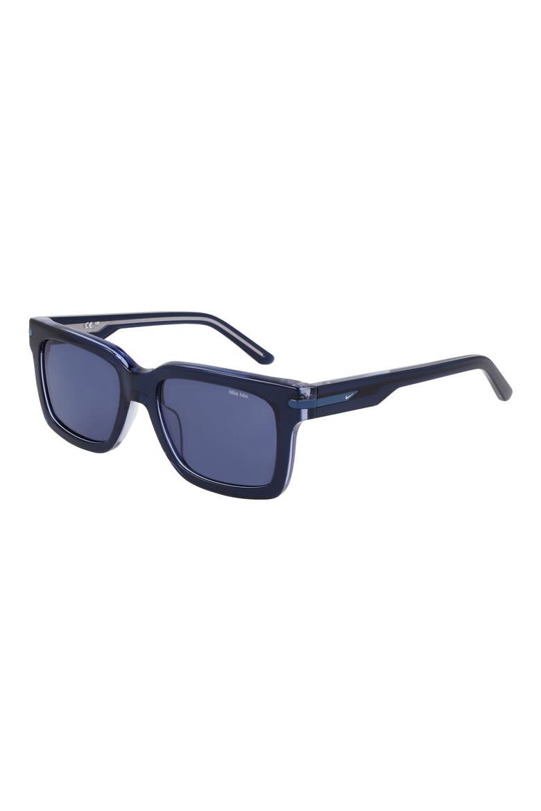 Crescent I 54mm Rectangular Sunglasses, Alternate, color, NAVY / BLUE