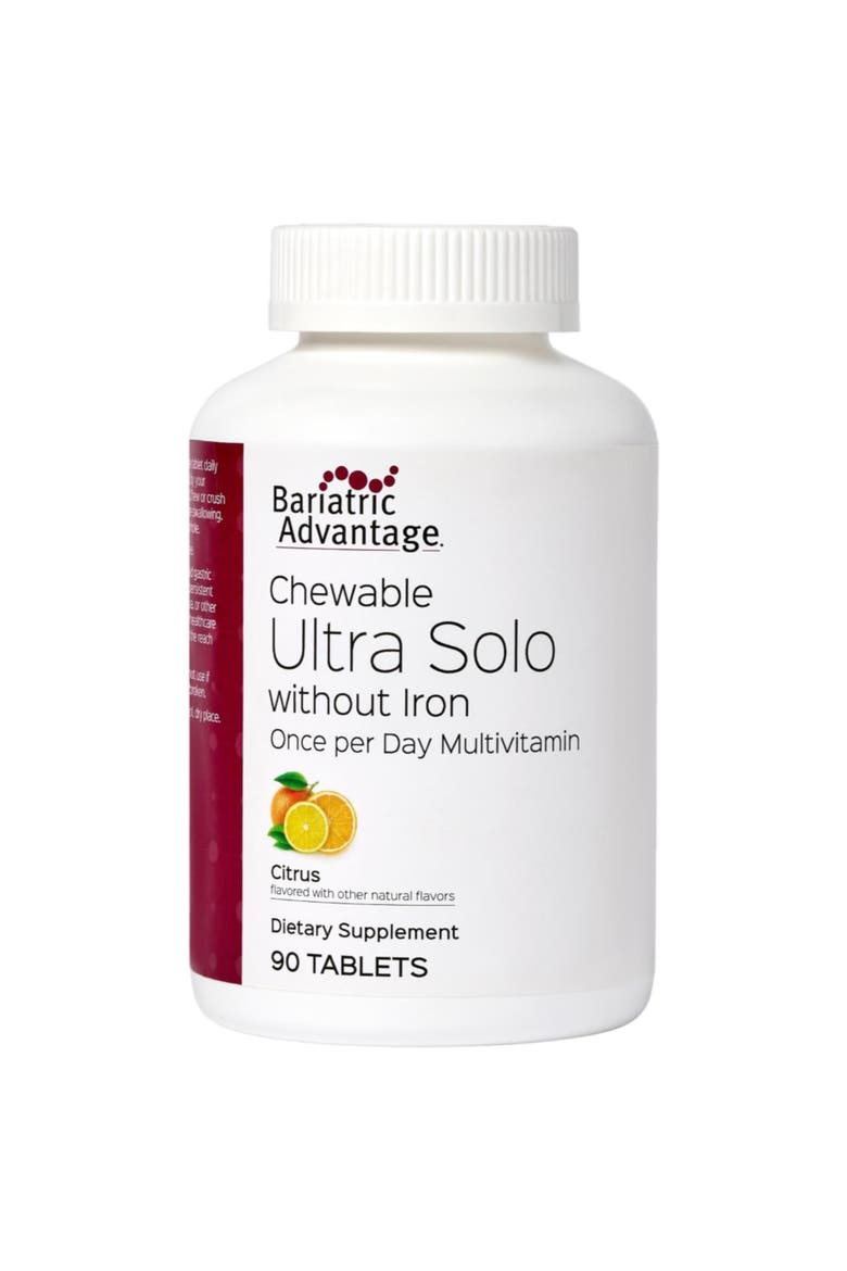 Chewable Ultra Solo Multivitamin Without Iron Citrus 90 Tablets, Main, color, None
