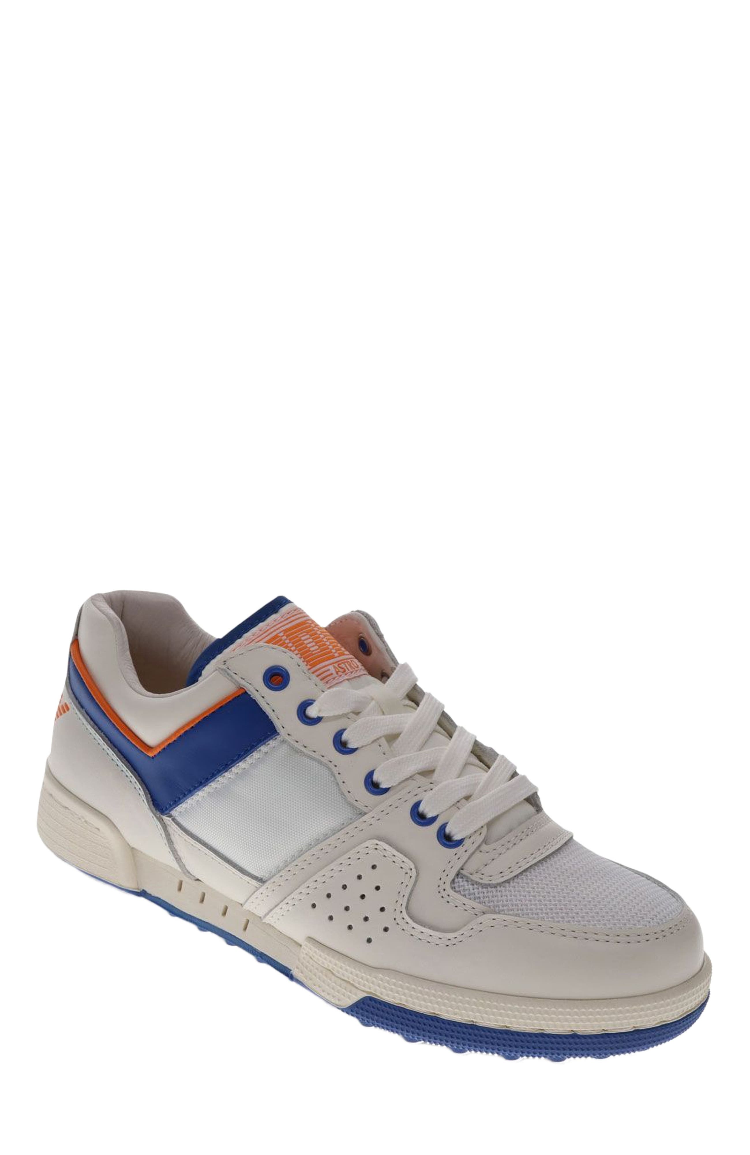 Astro Classic Sneakers, Main, color, Snow White/Blue/Orange