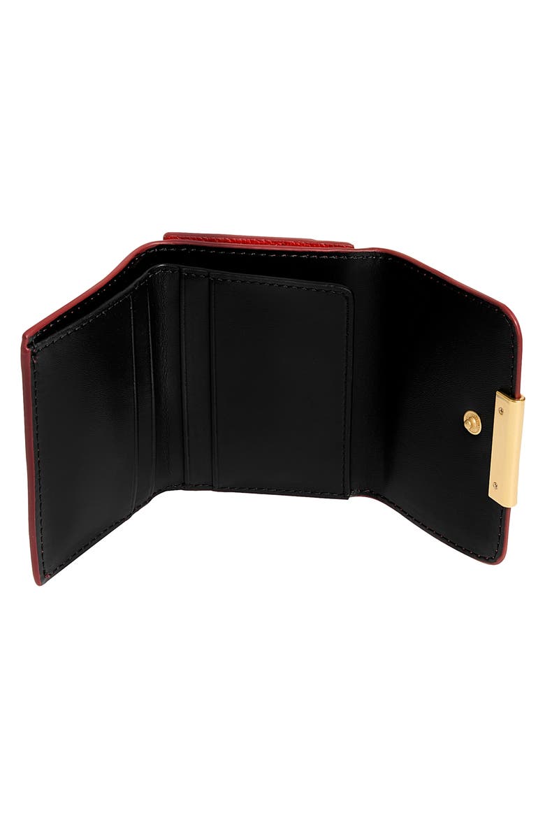 Insider Compact Leather Trifold Wallet, Alternate, color, SIREN