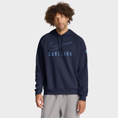 Men's Nike Navy North Carolina Tar Heels Premium Raglan Performance Pullover Hoodie