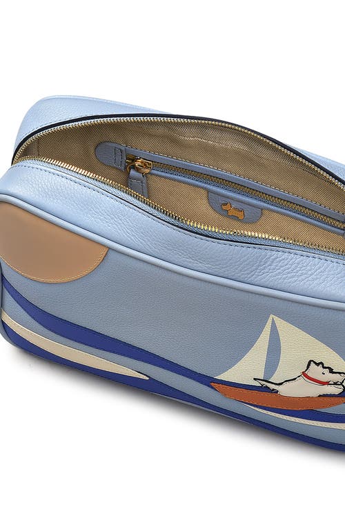 Radley Shorte Thing Leather Crossbody Bag In Blue