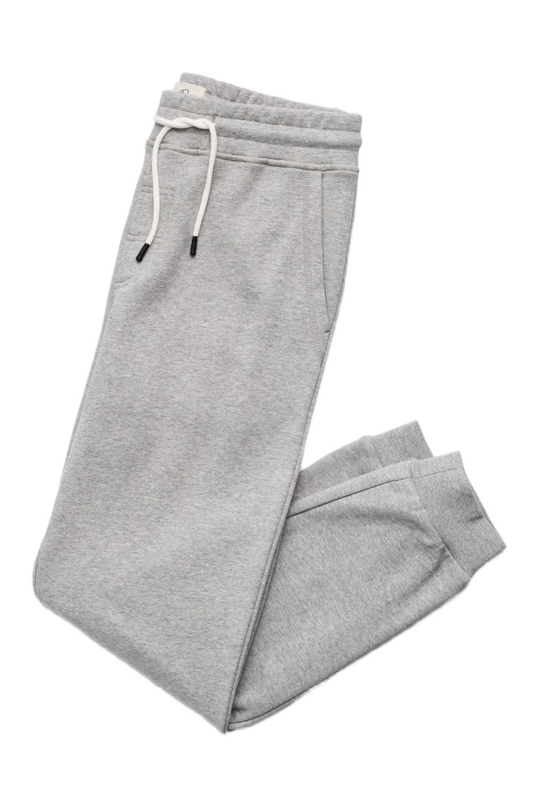 Dune Drawstring Terry Jogger, Main, color, Heather Grey