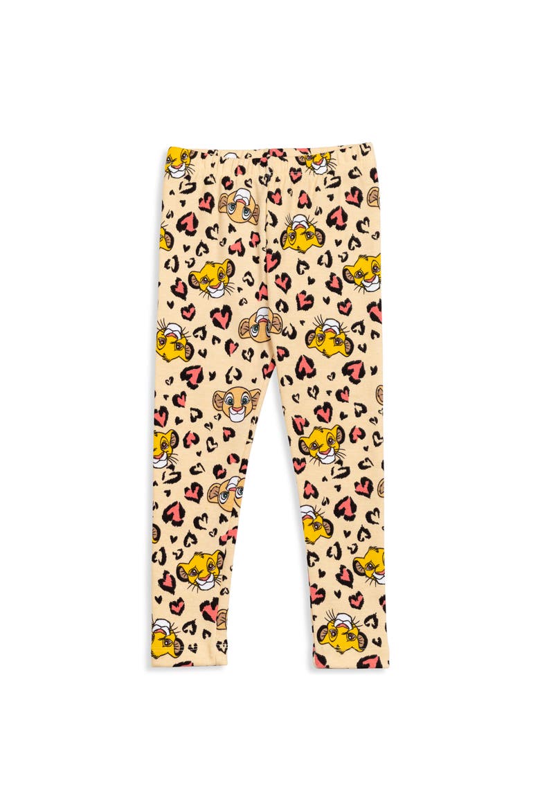 Lion King Fleece 2-Piece Hoodie and Leggings Set, Alternate, color, Simba Nala Yellow