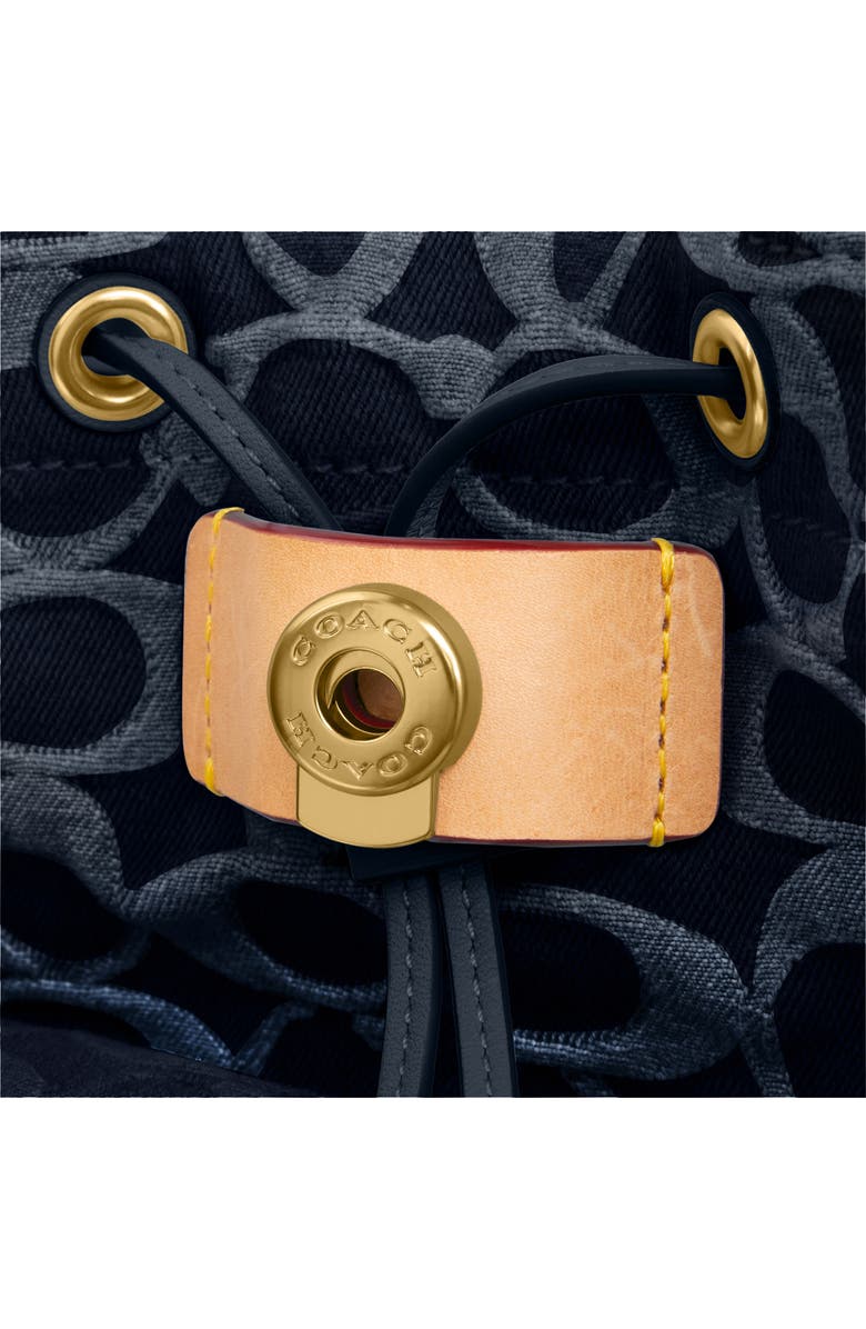 COACH Riya Denim Backpack, Alternate, color,