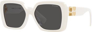 Miu Miu 56mm Square Sunglasses | Nordstrom