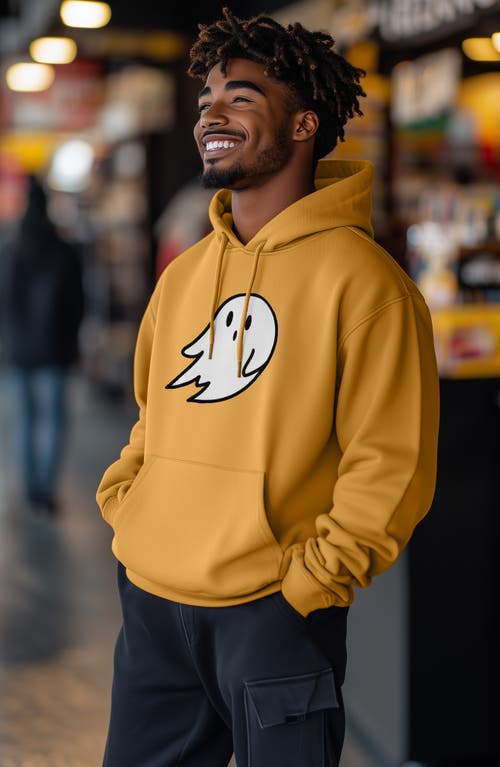 DALIX DALIX GIANT GHOST FLEECE HOODIE
