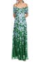 Kennedy Floral Print Off the Shoulder Gown