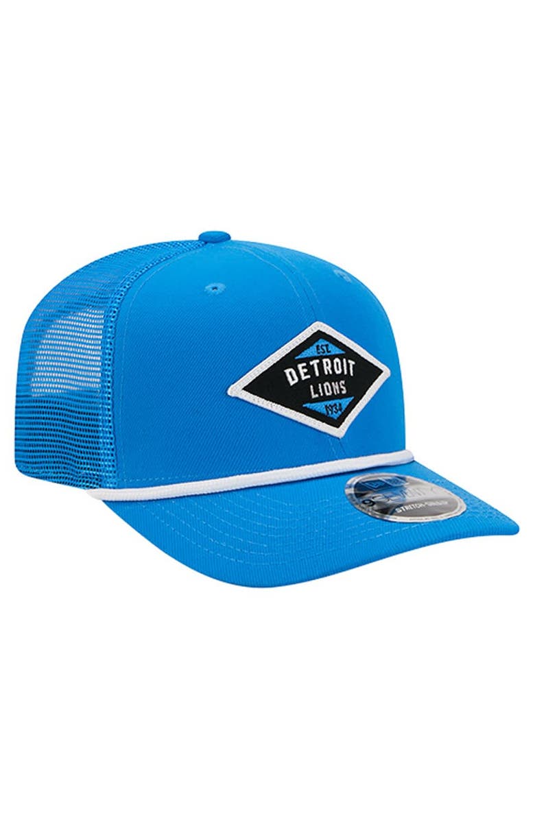 New Era Men's New Era  Blue Detroit Lions Team 9SEVENTY Adjustable Hat, Alternate, color, Blue